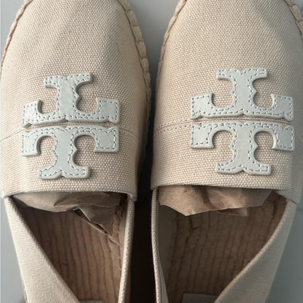 Tory Burch Espadrilles, size 8.5, brand new